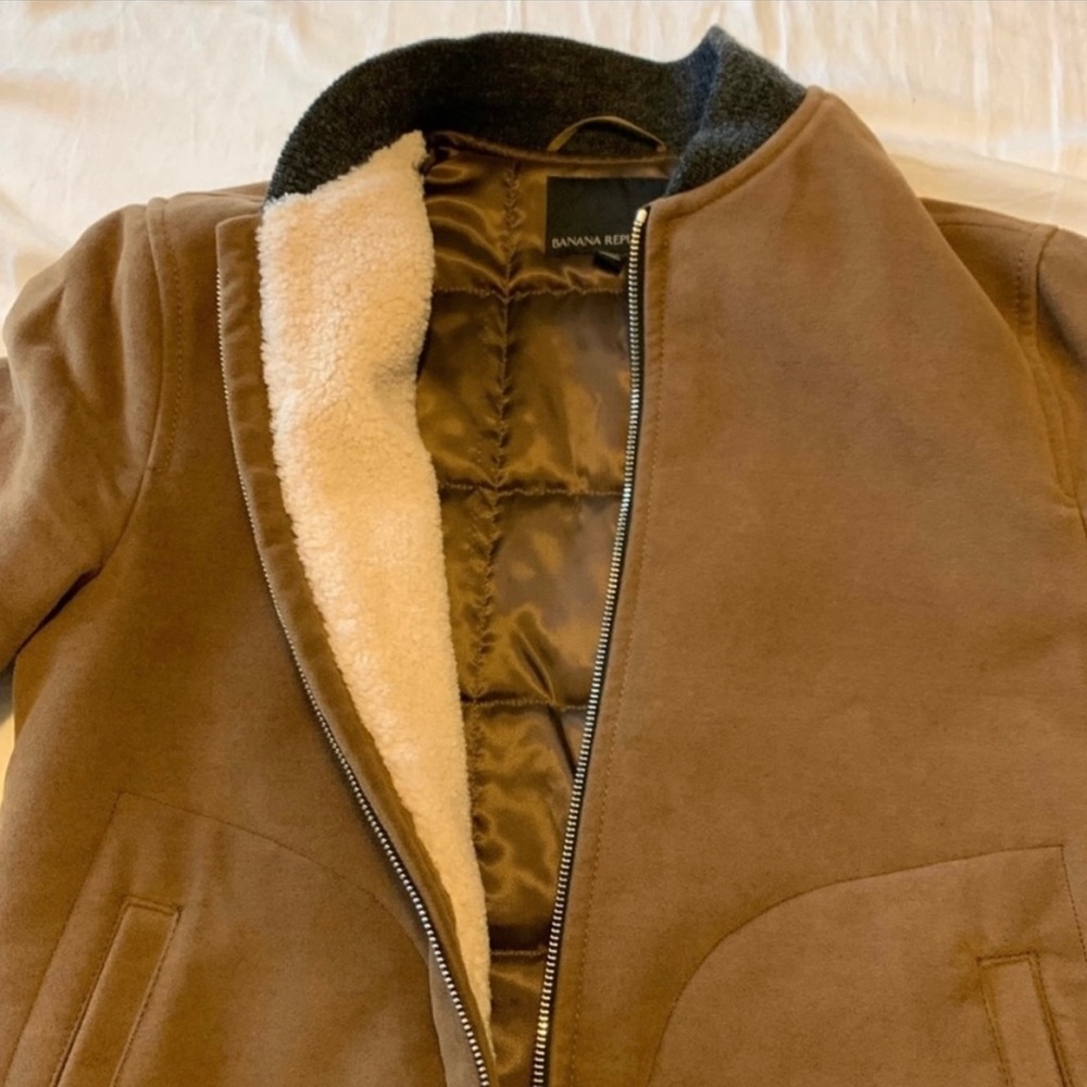 Banana Republic Moleskin Bomber - Picture 3 of 6